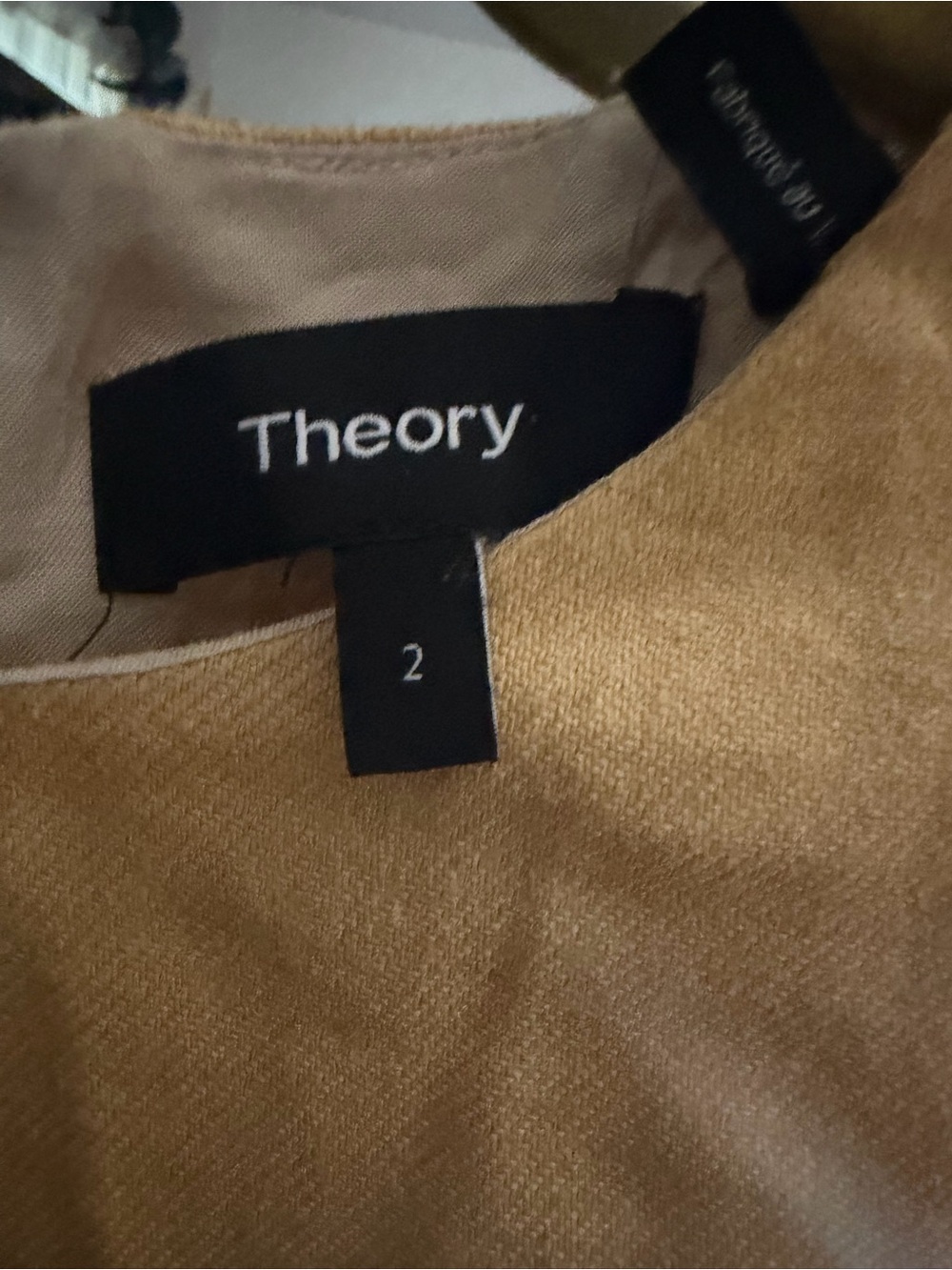 Theory Yellow Column linen blend Dress - Picture 4 of 5